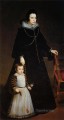 Doña Antonia de Ipenarrieta y Galdós con su hijo retrato Diego Velázquez